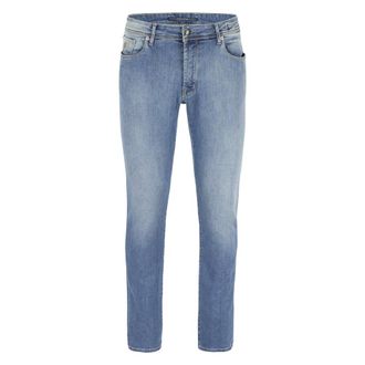 Atelier Noterman Jeans, Heren, Blauw, W32 L32, Katoen, Slim Fit Jeans