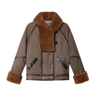 Isabel Marant Dames, Jassen, Bruin, Maat: 2XS Katoen