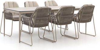 Tierra Outdoor Rivera/Elegante 219cm dining tuinset 7-delig