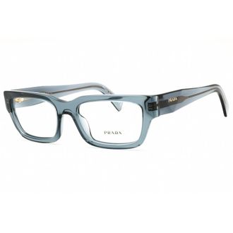 Prada Unisex Transparent Rectangular Eyeglass Frames PRC02V