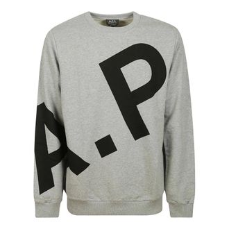 A.P.C. Sweatshirts, male, Gray, Size: S Cory Sweatshirt