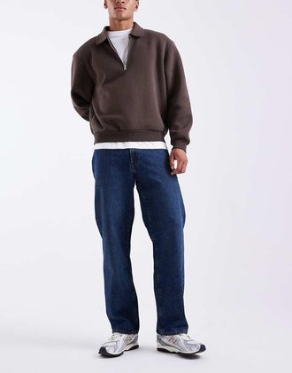 Levi's 568 - Jeans ampi lavaggio scuro-Blu navy