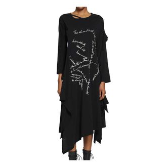 Yohji Yamamoto Mujer, Vestidos, Negro, Talla: M