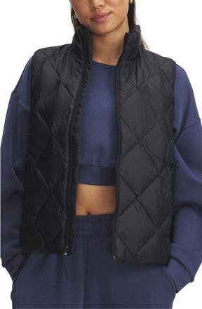 Under Armour Legend Quilted Down Vest in 001 Black at Nordstrom, Size X-Large