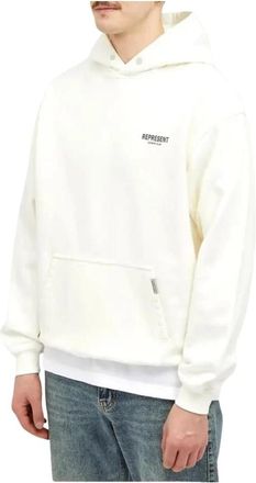 Represent Katoenen Sweatshirt - Heren - Hoodies - Wit - S - Katoen - Hoodies & sweatvesten