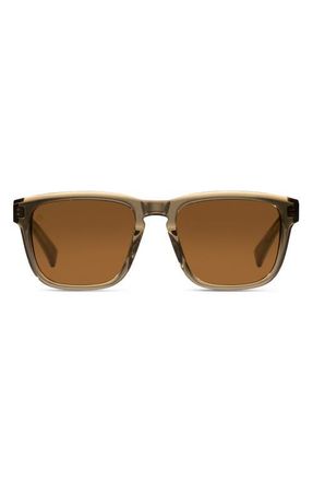 Raen Optics Lumis 54mm Polarized Square Sunglasses in Cambria/Vibrant Brown Pola at Nordstrom