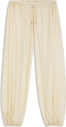 BOSS Wide-leg-fit pants blended with modal