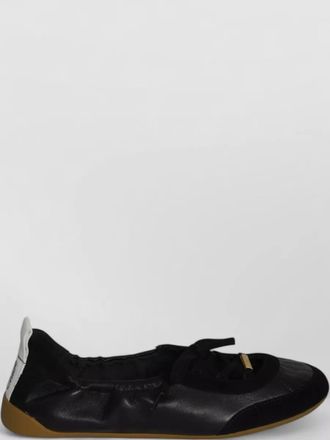 Chlo&eacute; kick sneaker ballet flats smooth leather