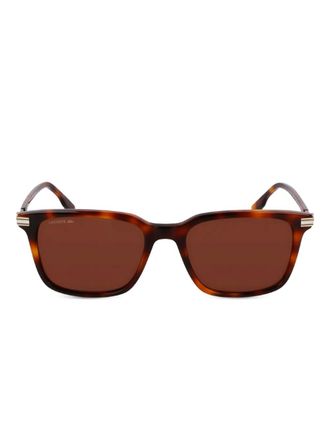 Lacoste square-frame sunglasses - Brown