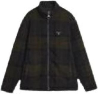 Barbour Tartan Fleece Zip Through - Heren - Zomerjassen - Zwart - M - Jassen