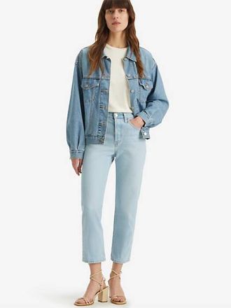 Levi's 501 Crop Jeans - Womens - 23X26 - Blue