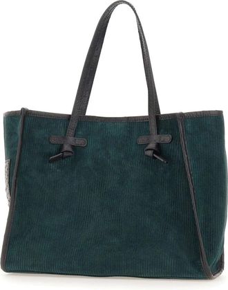 Gianni Chiarini Marcella Schoudertas - Dames - Shoppers - Groen - ONE Size - Leer - Tassen