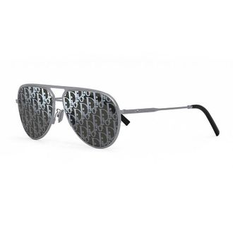 Dior DIORESSENTIALA2UF0A8 Aviator Mirror Lens Sunglasses - Silver