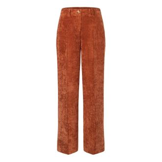More & More More & More - Wijde broek - Dames - Broeken - Oranje - Maat: S Corduroy