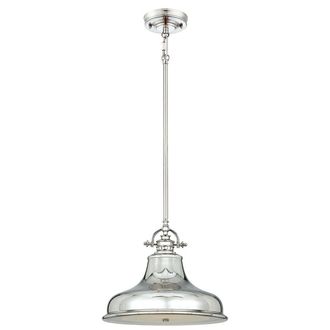 Loops 1 Bulb Ceiling Pendant Light Fitting Imperial Silver LED E27 100W Bulb in Metallics