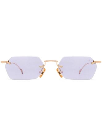 Eyepetizer geometric-frame sunglasses - unisex - Metal (Other) - 52 - Gold