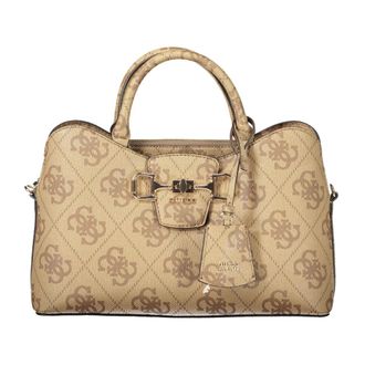 Guess Handbags, female, Beige, Size: ONE SIZE Janie Logo Bag