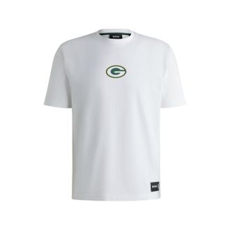 BOSS x NFL stretch-cotton T-shirt with special branding