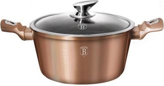 Berlinger Haus Maceta De Granito Berlinger Haus, 24 Cm, Oro Rosa, Bh-1515