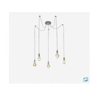 Trio Lighting italia lampadario sospensione cord 60w attacco grande 27 colore ruggine 310100562 - Trio