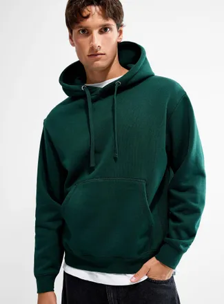 Le 31 Mens Brushed-underside hoodie