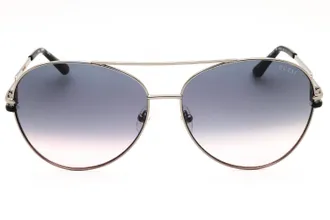 Guess GU7735 Gradient Smoke Aviator Sunglasses - Silver