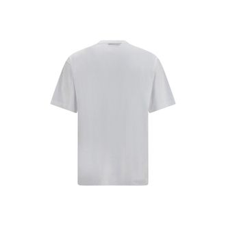 Gucci Mens White Cotton T-Shirt