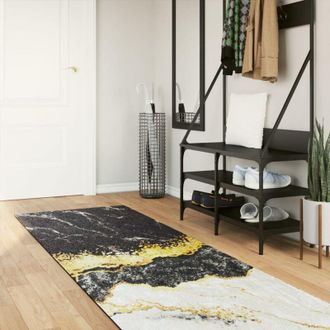 vidaXL Alfombra Lavable Antideslizante Multicolor 80x300 Cm Vidaxl