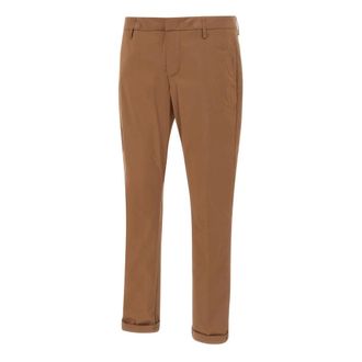 Dondup Slim-fit Trousers, male, Brown, Size: W38 Gaubert Trousers