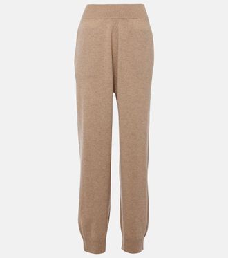 Stella McCartney High-rise cashmere and wool sweatpants