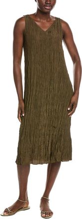 Eileen Fisher Eileen Fisher Petite Pleated Silk Flare Dress