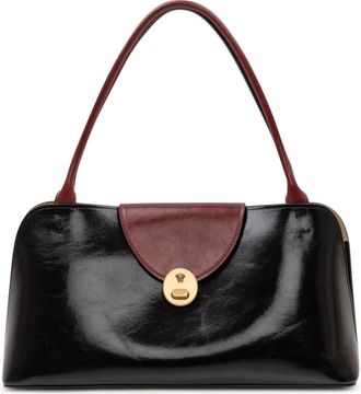 Versace Shoulder Bags, female, Black, Size: ONE SIZE Vivian Leather Shoulder Bag
