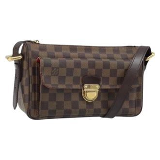 Louis Vuitton Pre-owned Cross Body Bags, female, Brown, Size: ONE SIZE Pre-owned Vintage Damier Ebene Shoulder Bag