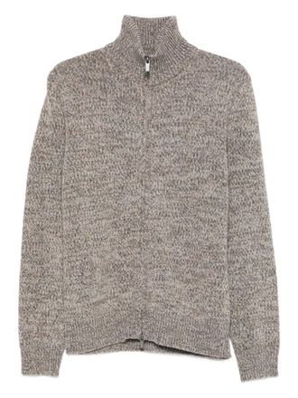 Barena zip-fastening sweater - Brown