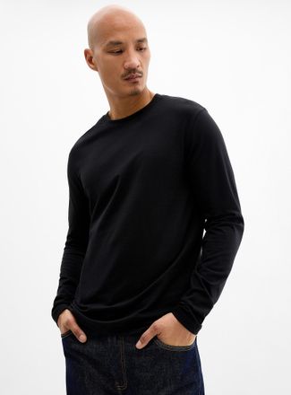 Le 31 Mens Solid long-sleeve T-shirt