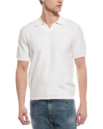 Weatherproof Vintage Weatherproof Vintage Zigzag Johnny Collar Polo Sweater