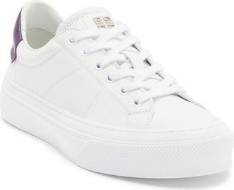 Givenchy City Platform Sneaker in White Purple at Nordstrom Rack, Size 7Us / 38Eu