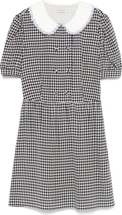 Alessandra Rich Abito corto con stampa - Blu