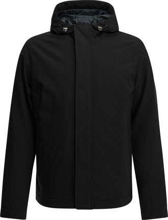 Herno Piumino corto di Herno In Twill Stretch