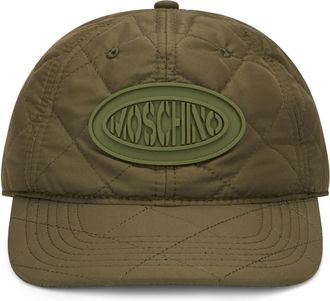 Moschino Pet met Klep - Heren - Petten - Groen - ONE Size - Polyester - Accessoires
