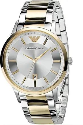 Emporio Armani Accessoires, Heren, Grijs, ONE Size, Renato Horloge
