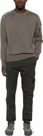 Parajumpers Mens Braw Crewneck Sweater In Olive