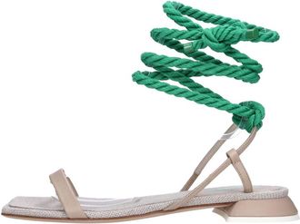 3Juin 3Juin, Schoenen, Dames, Beige, 37 1/2 EU, Leer, Platte schoenen Beige