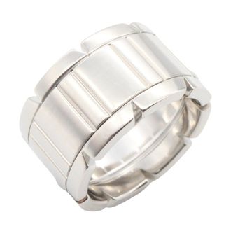 Cartier Silver White Gold (18K) Band Ring (Pre-Owned)
