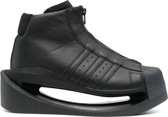 Yohji Yamamoto Gendo Pro 40mm hollowed sneakers - unisex - Leather - 4.5 - Black