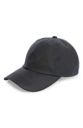 Barbour Waxed Cotton Baseball Cap in Navy at Nordstrom