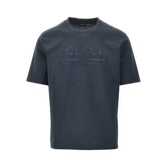 Gucci Devor&eacute; crest T-shirt Man L