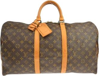 Louis Vuitton Pre-owned Weekend Bags, unisex, Brown, Size: ONE SIZE Pre-owned Keepall bag