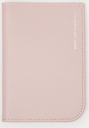 Want Les Essentiels Arch leather foldable passport pouch