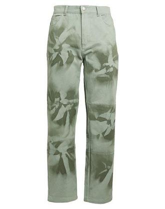 8 by YOOX UNISEX COTTON DENIM TIE & DYE WORKPANTS